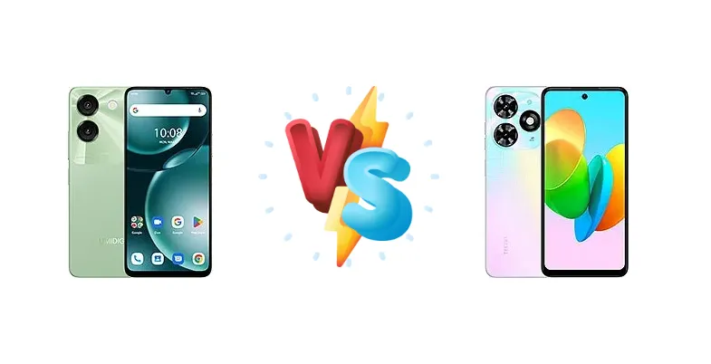 Umidigi G9A vs Tecno Spark 20C