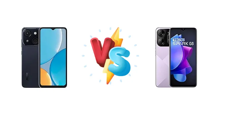 itel A50C vs Tecno Spark Go 2023
