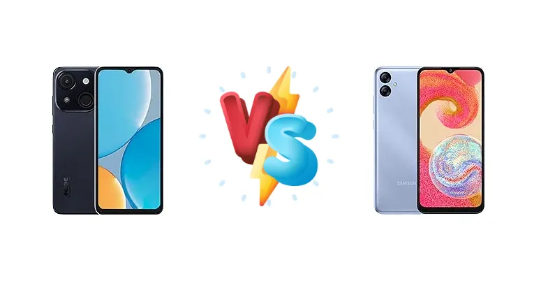 itel A50C vs Samsung Galaxy A04e