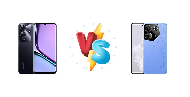 Realme Note 60 vs Tecno Camon 20 Pro 5G