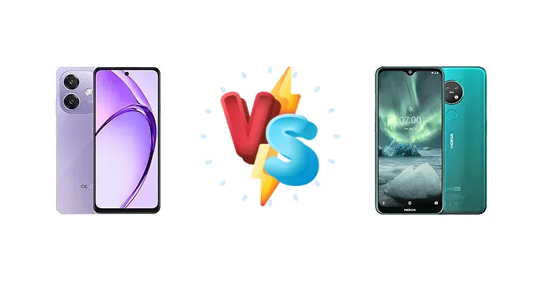 Oppo A3 4G vs Nokia 7.2