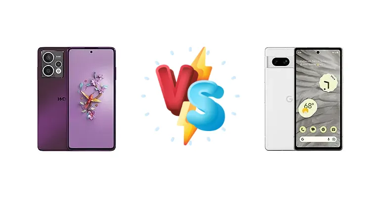 HMD Crest Max vs Google Pixel 7a: Budget Champion or Google's Refined Value?