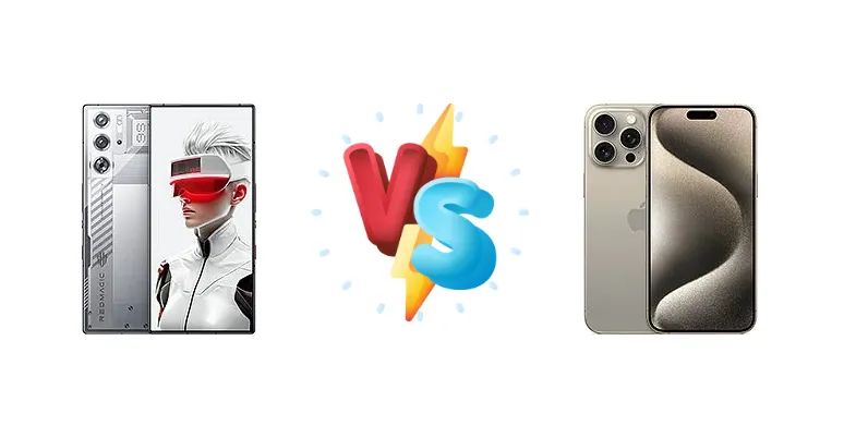 ZTE nubia RedMagic 9S Pro+ vs Apple iPhone 15 Pro Max