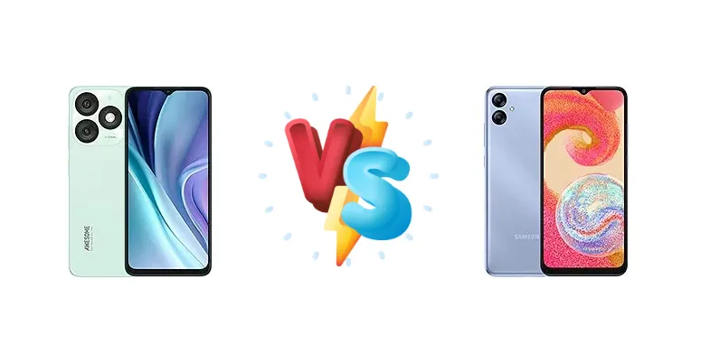 itel A50 vs Samsung Galaxy A04e