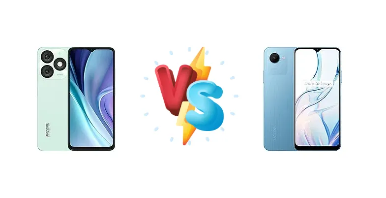 itel A50 vs Realme C30s