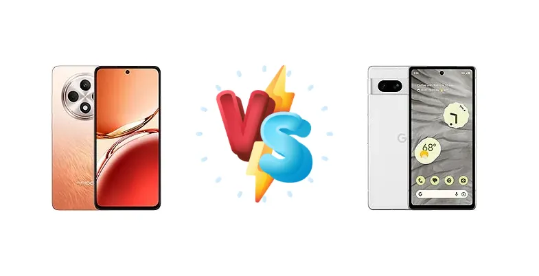 Pixel 7a vs Reno12 F: Google's AI Camera vs Oppo's Fast Charging