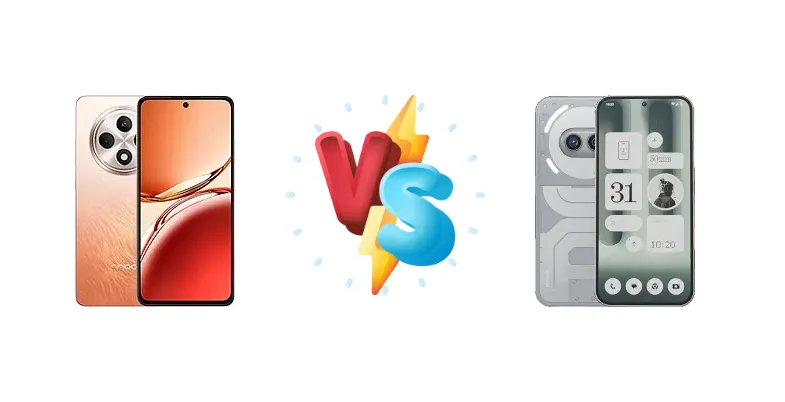 Dimensity 7350 Pro vs 6300: Oppo Reno12 F vs Nothing Phone (2a) Plus - Which Wins?