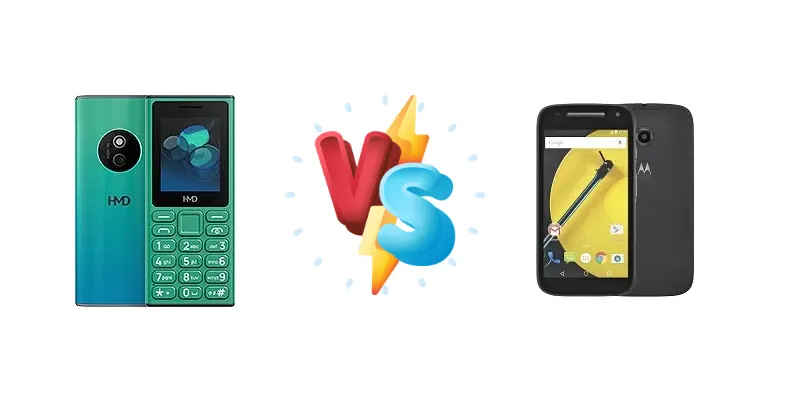 HMD 110 vs Motorola Moto E (2nd gen)