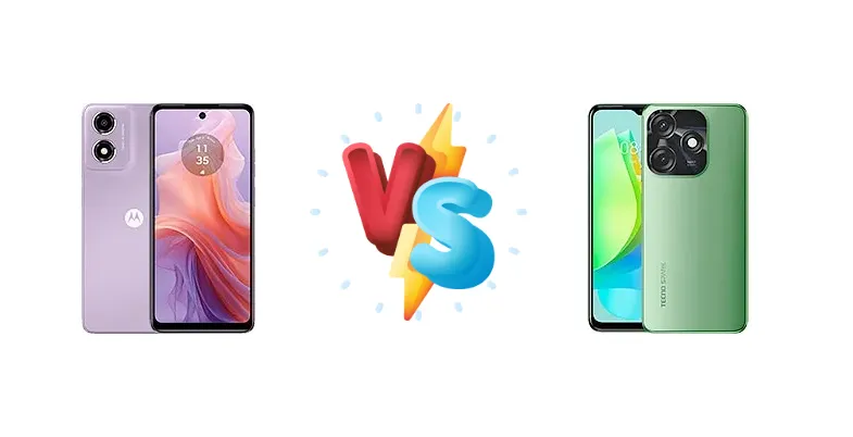 Motorola Moto E14 vs Tecno Spark 10C