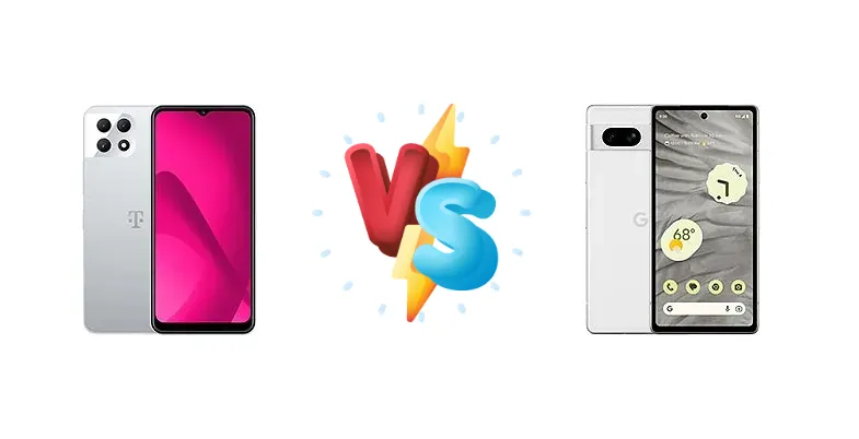 Pixel 7a vs. REVVL 7: Google's AI Smarts Meet T-Mobile Value