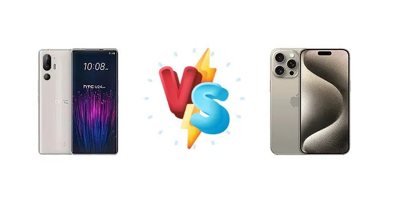 HTC U24 Pro vs Apple iPhone 15 Pro Max