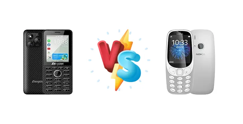 Energizer E288s vs Nokia 3310 (2017)