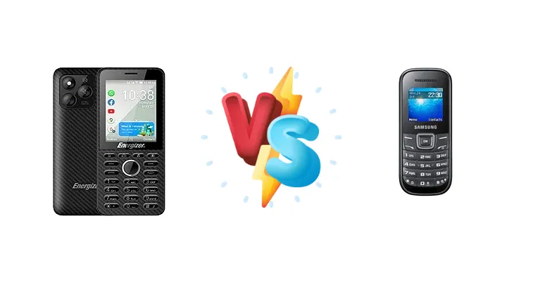 Energizer E288s vs Samsung E1200 Pusha