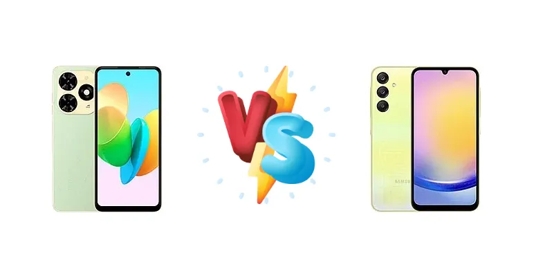 Tecno Spark 20P vs Samsung Galaxy A25