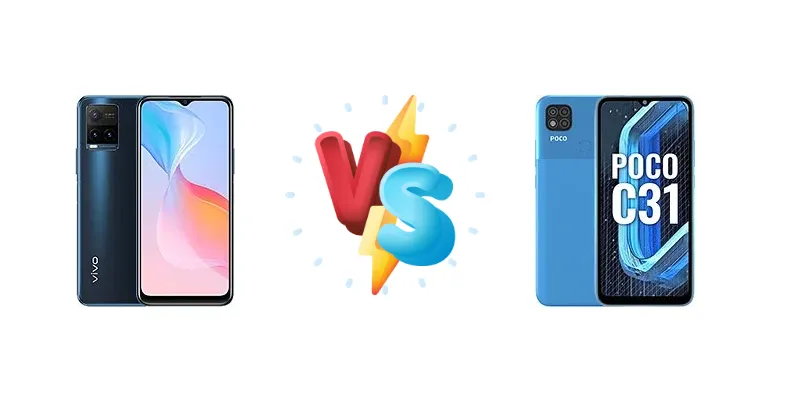 vivo Y21t (India) vs Xiaomi Poco C31