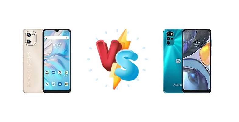 Umidigi A13S vs Motorola Moto G22