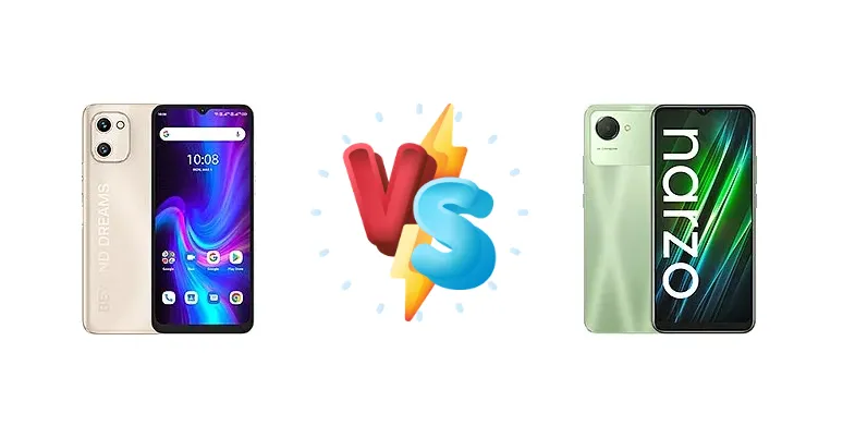 Umidigi F3 SE vs Realme Narzo 50i Prime