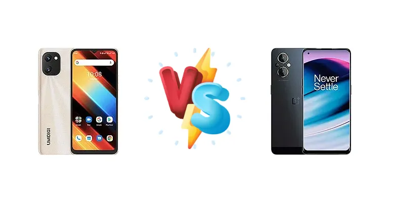 Umidigi Power 7 vs OnePlus Nord N20 5G