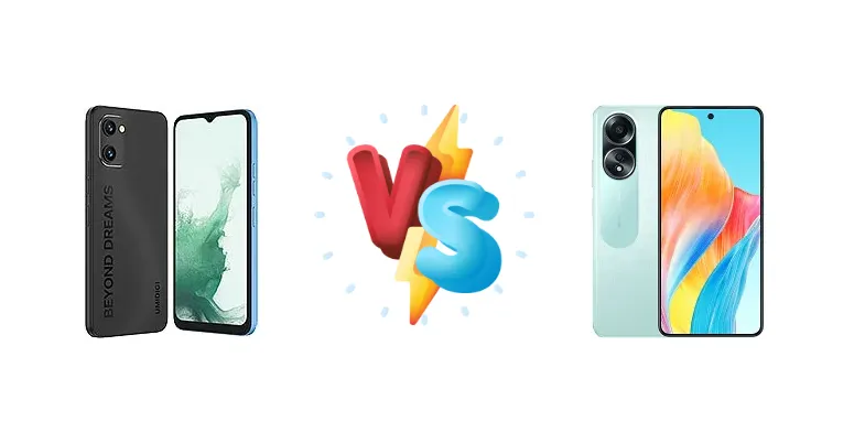 Umidigi G1 Plus vs Oppo A58 4G