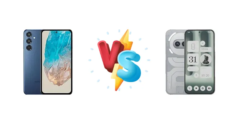 Samsung Galaxy M35 vs Nothing Phone (2a) Plus