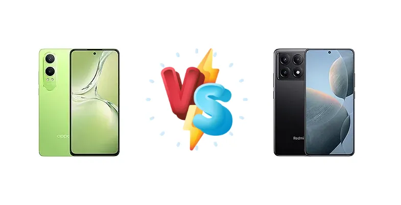 Oppo K12x (China) vs Xiaomi Redmi K70E