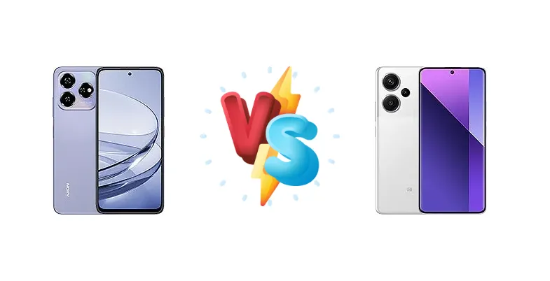 ZTE Axon 60 vs Xiaomi Redmi Note 13 Pro+