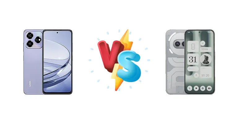 ZTE Axon 60 vs Nothing Phone (2a) Plus
