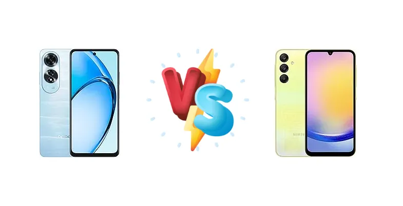 Oppo A60 vs Samsung Galaxy A25