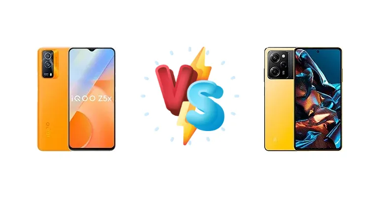 vivo iQOO Z5x vs Xiaomi Poco X5 Pro