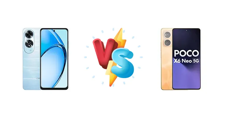 Oppo A60 vs Xiaomi Poco X6 Neo