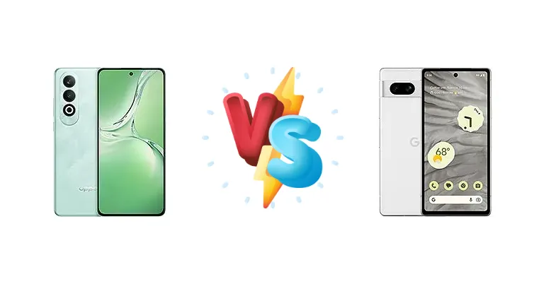 Oppo K12 vs Google Pixel 7a