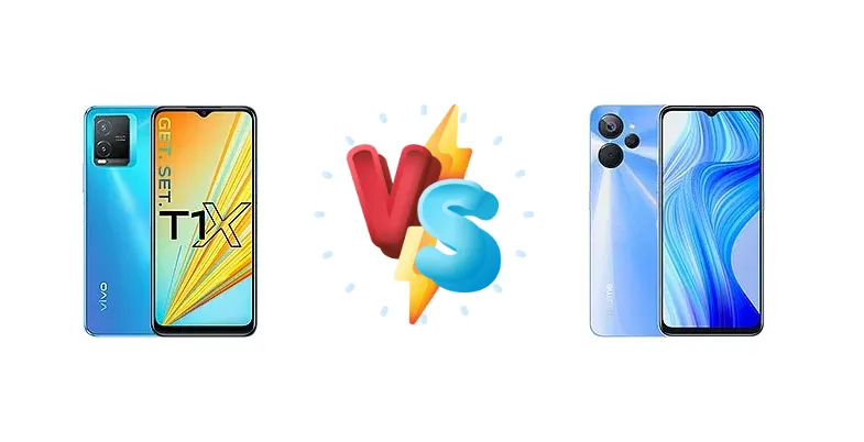 vivo T1x (India) vs Realme 10T