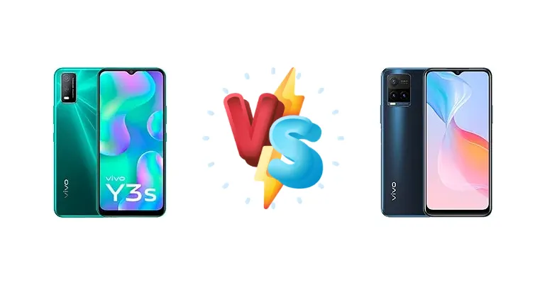 vivo Y3s (2021) vs vivo Y21t