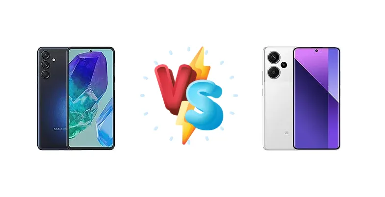 Samsung Galaxy M55 vs Xiaomi Redmi Note 13 Pro+