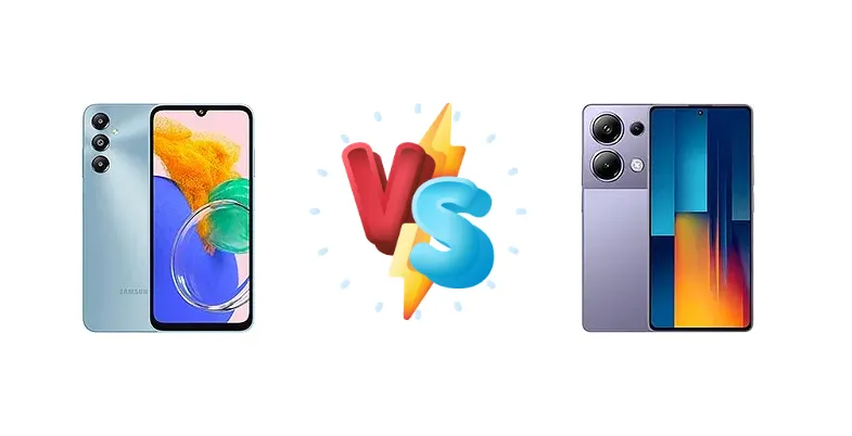 Samsung Galaxy M14 4G vs Xiaomi Poco M6 Pro 4G