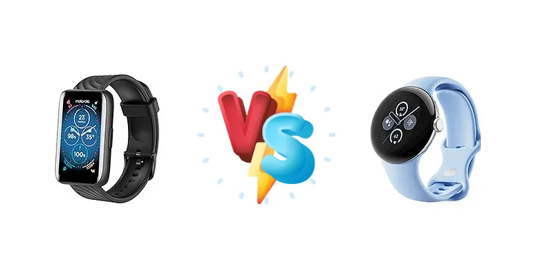 Motorola Moto Watch 40 vs Google Pixel Watch 2