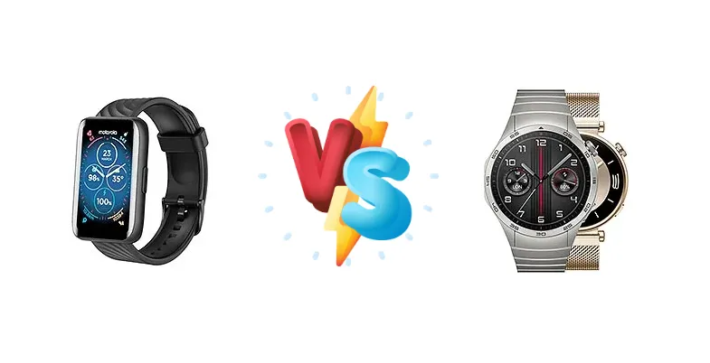 Motorola Moto Watch 40 vs Huawei Watch GT 4
