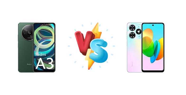 Xiaomi Redmi A3 vs Tecno Spark 20C
