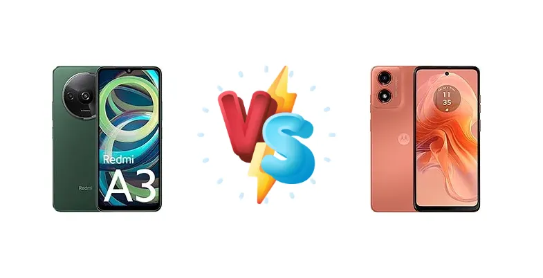Xiaomi Redmi A3 vs Motorola Moto G04s