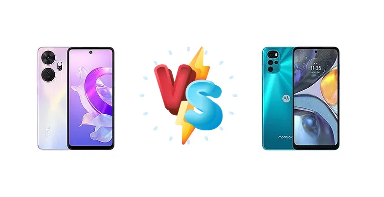 itel P55+ vs Motorola Moto G22