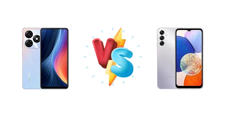 itel P55 vs Samsung Galaxy A14 5G