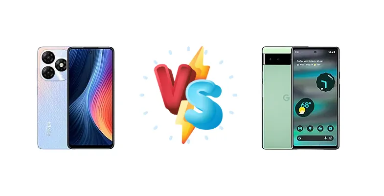 itel P55 vs Google Pixel 6a