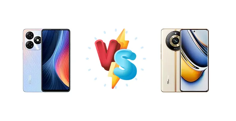 itel P55 vs Realme 11 Pro+