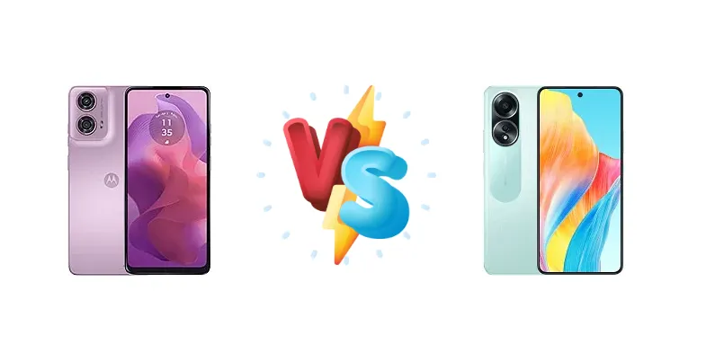 Motorola Moto G24 vs Oppo A58 4G