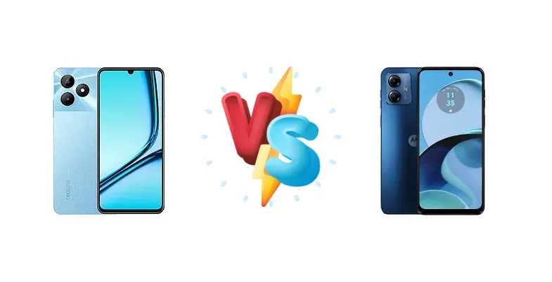Realme Note 50 vs Motorola Moto G14