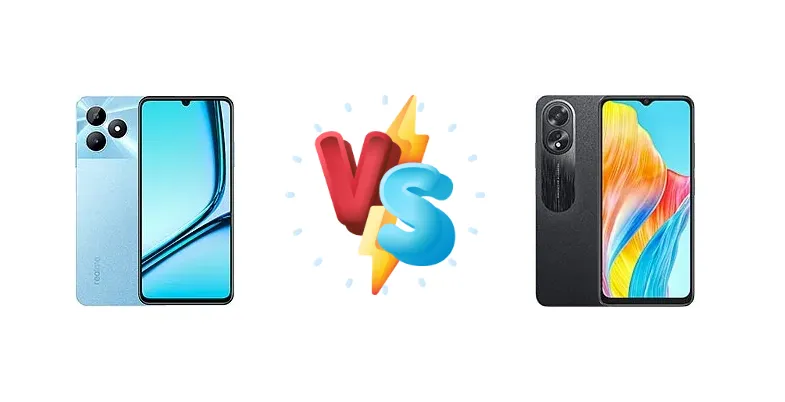Realme Note 50 vs Oppo A18