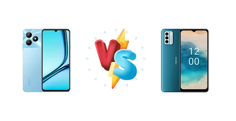 Realme Note 50 vs Nokia G22