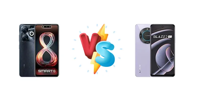 5G on a Budget: Infinix Smart 8 vs Lava Blaze 2 - Which Wins?