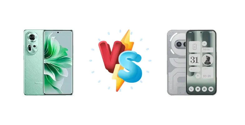 Oppo Reno11 vs Nothing Phone (2a) Plus