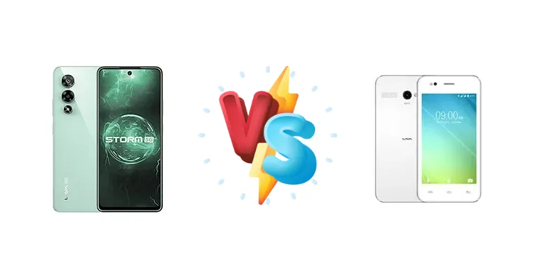 Lava Storm vs Lava A50